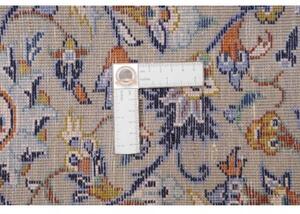Tappeto Kashan Floreale Avorio Blu 228x323 Cm