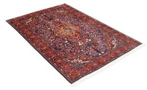 Tappeto Sarough Medaglione Floreale Blu Rosso 110x160 Cm