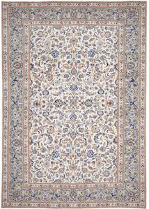 Tappeto Kashan Floreale Avorio Blu 228x323 Cm