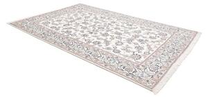 Tappeto Nain Kashmar Floreale Avorio Blu 198x300 Cm