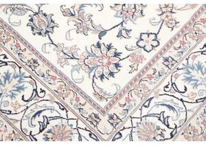 Tappeto Nain Kashmar Floreale Avorio Blu 198x300 Cm