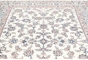 Tappeto Nain Kashmar Floreale Avorio Blu 198x300 Cm