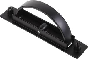 Cuscino ergonomico per sedia da ufficio - Seduta confortevole - Schiuma viscoelastica - 45 x 36 cm - Nero