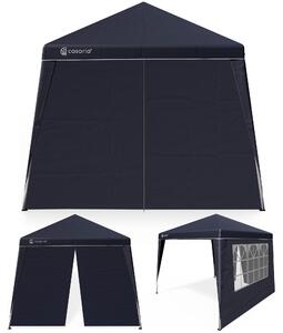 CASARIA® Gazebo Pop-up 3x3m Padiglione Incl 2x Pannelli Laterali Colori a Scelta Protezione UV50+ Borsa Pieghevole Tenda Festa Eventi Esterno Giardino