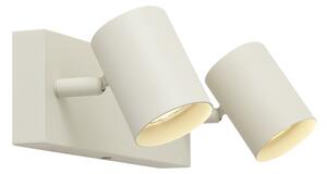 Faretto da soffitto moderno beige 2 luci regolabile - Jeana