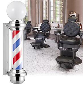 Plafon colonna lampada LED barbershop insegna pubblicitaria salone 81,5 cm