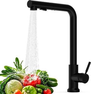 Rubinetto da cucina con doccetta estraibile, rubinetto in acciaio inossidabile, rubinetto estraibile per il lavello della cucina