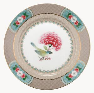 Set di 6 piatti da dessert in porcellana Blushing Birds