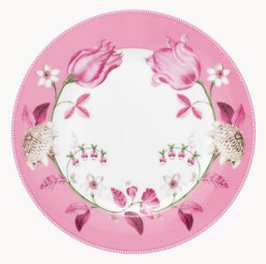 Set di 6 piatti da colazione in porcellana Jolie Tulip