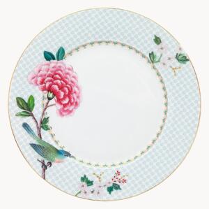 Set di 6 piatti da colazione in porcellana Blushing Birds
