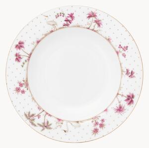 Set di 6 piatti fondi in porcellana Jolie Dots