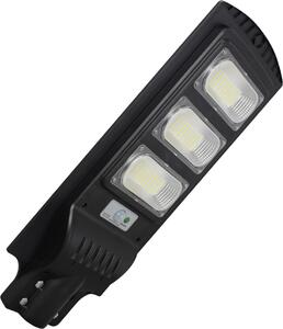 Proiettore solare a LED -9 con sensore PIR nero + telecomando STREET 315519 Polux