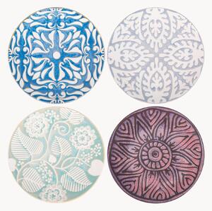 Set di 4 piatti da colazione in ceramica Reactive