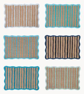 Set di 6 tovagliette americane Ocean