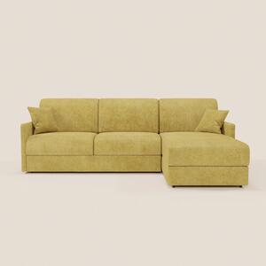 TOMMY Divano Letto con penisola contenitore - design minimal e sfodera