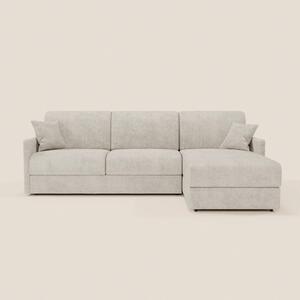 TOMMY Divano Letto con penisola contenitore - design minimal e sfodera