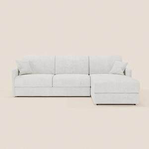 TOMMY Divano Letto con penisola contenitore - design minimal e sfodera