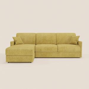 TOMMY Divano Letto con penisola contenitore - design minimal e sfodera