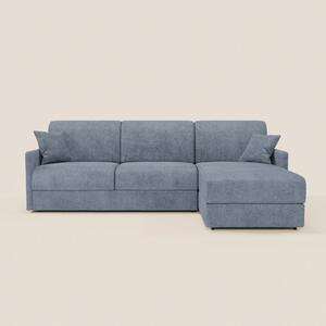 TOMMY Divano Letto con penisola contenitore - design minimal e sfodera