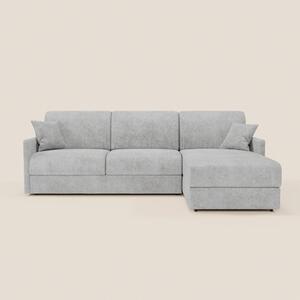 TOMMY Divano Letto con penisola contenitore - design minimal e sfodera