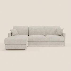 TOMMY Divano Letto con penisola contenitore - design minimal e sfodera