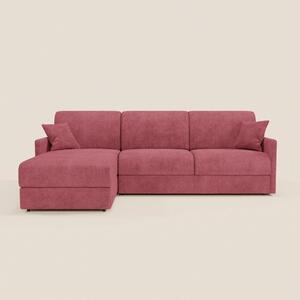 TOMMY Divano Letto con penisola contenitore - design minimal e sfodera