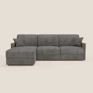 TOMMY Divano Letto con penisola contenitore - design minimal e sfodera