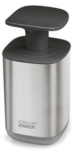 Dispenser per sapone color argento lucido in acciaio inox 250 ml Presto Steel – Joseph Joseph