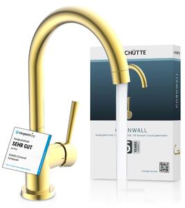 79167U Miscelatore per lavello, finitura oro spazzolato