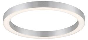 Plafoniera PURE, PURE Lines Round, dimmerabile, Grigio, Soggiorno, Metallo, Moderno