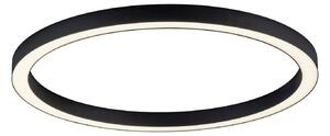 Plafoniera PURE, PURE Lines Round, dimmerabile, Nero, Soggiorno, Metallo, Moderno