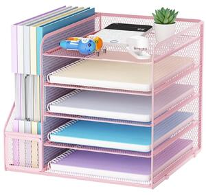 Organizzatore da scrivania con 5 scomparti per l'ufficio