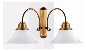 Jupiter 2176 - Lampada da parete ARES 2xE27/15W/230V bronzo/patina