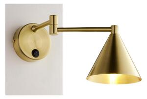 Jupiter 2177 - Lampada da parete MIRO 1xE27/15W/230V dorata