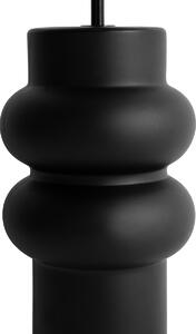 Lampada da tavolo di design in ceramica nera 17 cm senza paralume - Alisia