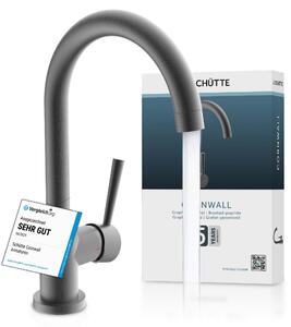79162U CORNWALL, miscelatore per lavello, finitura grafite spazzolata