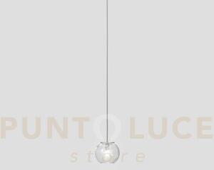 Oto sospensione 15 cristallo rigadin nickel satinato 1 luce attacco g9