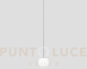 Oto sospensione 15 bianco rigadin nickel satinato 1 luce attacco g9