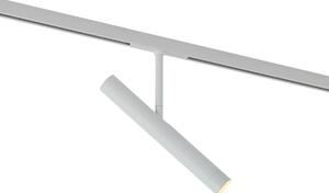 Faretto bianco moderno per sistema a binario monofase - Slimline Avery