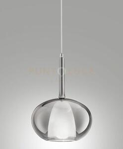 3787-50-126 edison vetro fume' d.22cm completo di cavo x kit luci