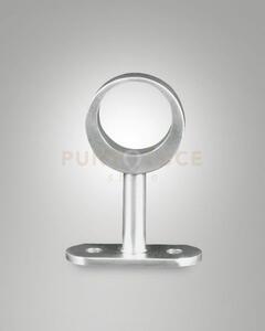6404-50-019 supporto ottone cromato opaco per barra ip65 h. 65mm