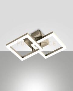 Bard applique oro opaco 2 luci a led 3000k - 21w - 2160 lm dimmerabile