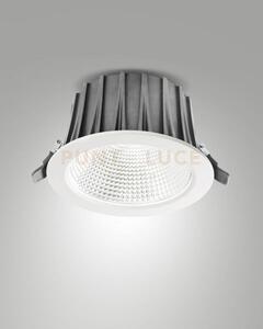 Baku faretto ad incasso 30w 3000k 3240 lm bianco dimmerabile 0-10v