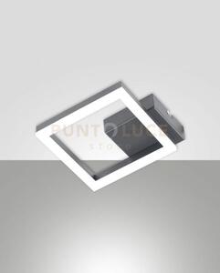 Bard applique antracite 1 luce 3000k - 11w - 1080 lm, 17cm dimmerabile