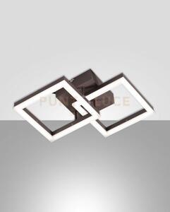 Bard applique corten 2 luci a led 3000k - 21w - 2160 lm dimmerabile