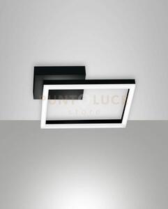 Bard applique nera 1 luce a led 3000k - 22w - 2160 lm dimmerabile