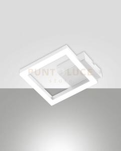 Bard applique bianca 1 luce 3000k - 11w - 1080 lm, 17cm dimmerabile