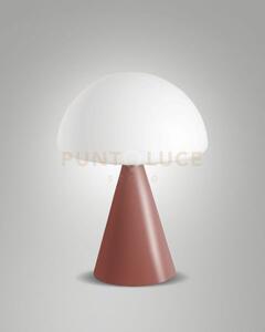 Blip lampada da tavolo rosso mattone a led cct 2700k - 3000k - 4000
