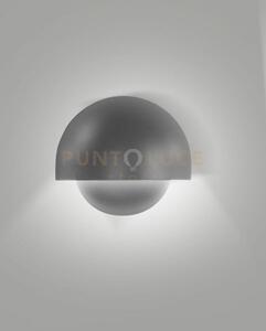 Ector applique da esterno a led 10w 3000k 990lm grigio scuro ip65