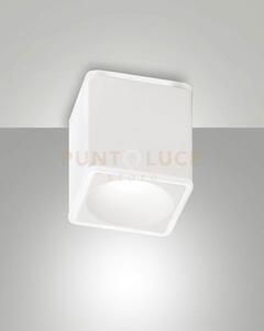 Coiba plafoniera quadrata bianca led 13w 3000k 848 + 486lm 2 luci